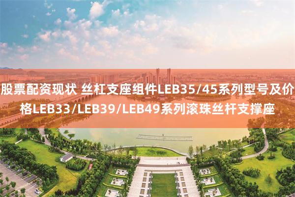 股票配资现状 丝杠支座组件LEB35/45系列型号及价格LEB33/LEB39/LEB49系列滚珠丝杆支撑座